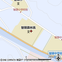 鳥取県八頭郡智頭町智頭上町周辺の地図