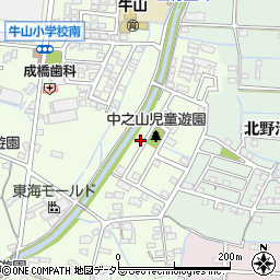 愛知県春日井市牛山町2671周辺の地図