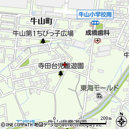 愛知県春日井市牛山町1029-131周辺の地図