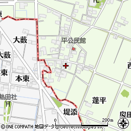 愛知県一宮市玉野平1171周辺の地図