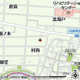 愛知県岩倉市川井町三ツ杁周辺の地図