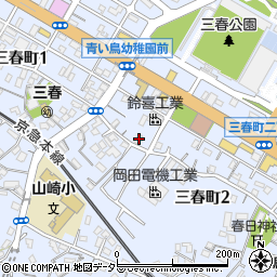 神奈川県横須賀市三春町2丁目9周辺の地図