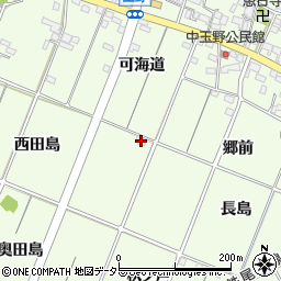 愛知県一宮市玉野西田島60周辺の地図