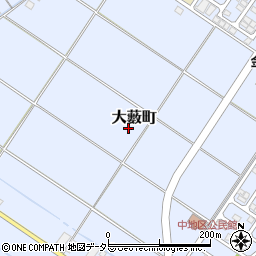 滋賀県彦根市大藪町周辺の地図