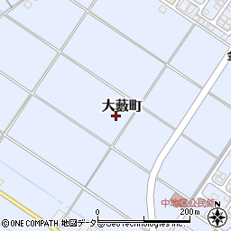 滋賀県彦根市大藪町周辺の地図