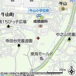 愛知県春日井市牛山町2299-9周辺の地図