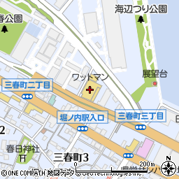 ワットマンスタイル横須賀堀ノ内店周辺の地図