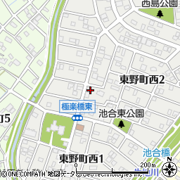 愛知県春日井市東野町西2丁目8-1周辺の地図