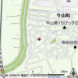 愛知県春日井市牛山町807周辺の地図
