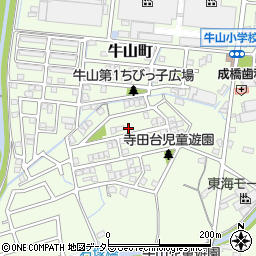 愛知県春日井市牛山町1029-89周辺の地図