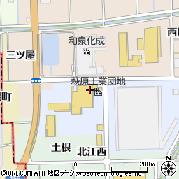 愛知県一宮市萩原町中島伊勢田周辺の地図