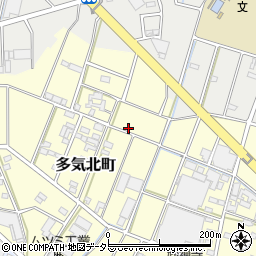 愛知県小牧市多気北町153周辺の地図