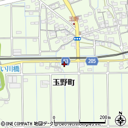 愛知県春日井市玉野町705周辺の地図