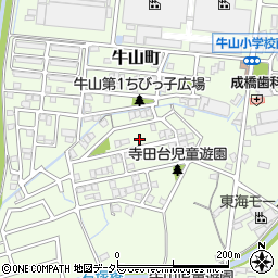 愛知県春日井市牛山町1029-90周辺の地図