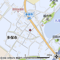 京都府福知山市多保市206周辺の地図