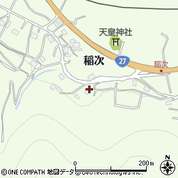 京都府船井郡京丹波町稲次岡崎周辺の地図