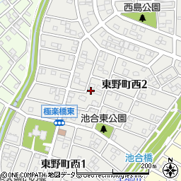 愛知県春日井市東野町西2丁目8-5周辺の地図