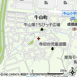 愛知県春日井市牛山町1029-77周辺の地図