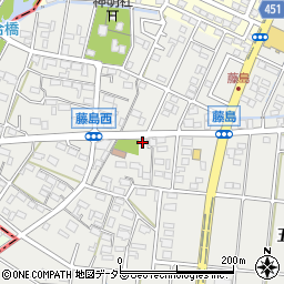 藤島町公民館周辺の地図