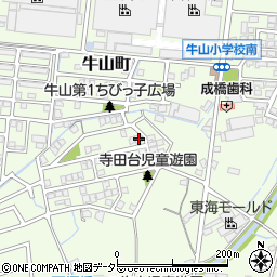 愛知県春日井市牛山町1029-95周辺の地図