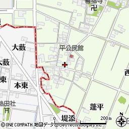 愛知県一宮市玉野平1170周辺の地図