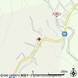 京都府船井郡京丹波町大簾上郷周辺の地図