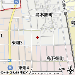 愛知県稲沢市島本郷町191周辺の地図