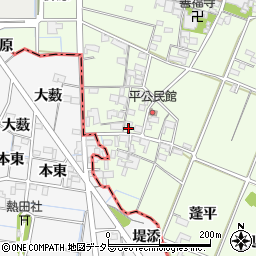 愛知県一宮市玉野平1169周辺の地図