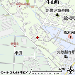 愛知県春日井市牛山町2833-5周辺の地図