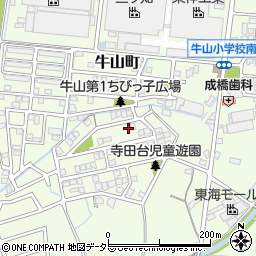 愛知県春日井市牛山町1029-81周辺の地図