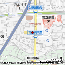 ミキ薬局　小田原店周辺の地図