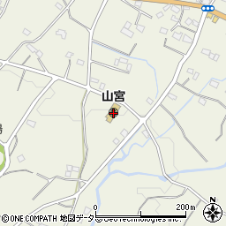 富士宮市立山宮保育園周辺の地図
