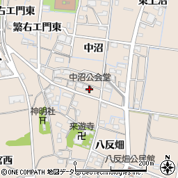 中沼公会堂周辺の地図