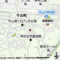 愛知県春日井市牛山町1029-118周辺の地図