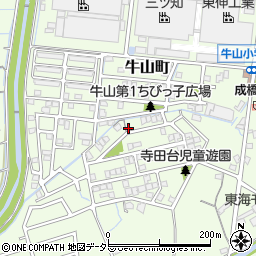 愛知県春日井市牛山町1029-137周辺の地図