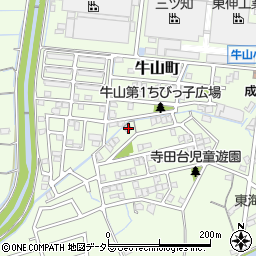 愛知県春日井市牛山町1029-105周辺の地図