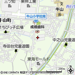 愛知県春日井市牛山町2288周辺の地図