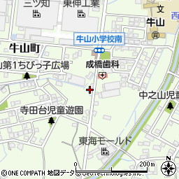 愛知県春日井市牛山町2301周辺の地図