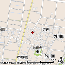 愛知県稲沢市祖父江町祖父江寺内318周辺の地図