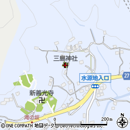 三島神社周辺の地図