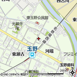 愛知県一宮市玉野東瀬古15周辺の地図