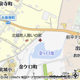 愛知県春日井市金ケ口町周辺の地図