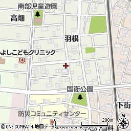 愛知県岩倉市稲荷町神宮寺周辺の地図