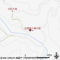愛知県豊田市小原北町南郷周辺の地図