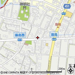 愛知県小牧市藤島町居屋敷241周辺の地図