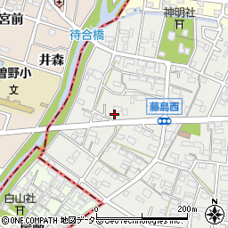 愛知県小牧市藤島町居屋敷61周辺の地図