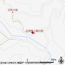 愛知県豊田市小原北町198-1周辺の地図