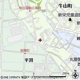 愛知県春日井市牛山町2803周辺の地図