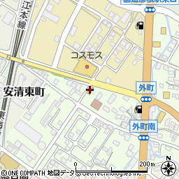 ローソン彦根外町店周辺の地図