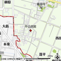 愛知県一宮市玉野平51周辺の地図